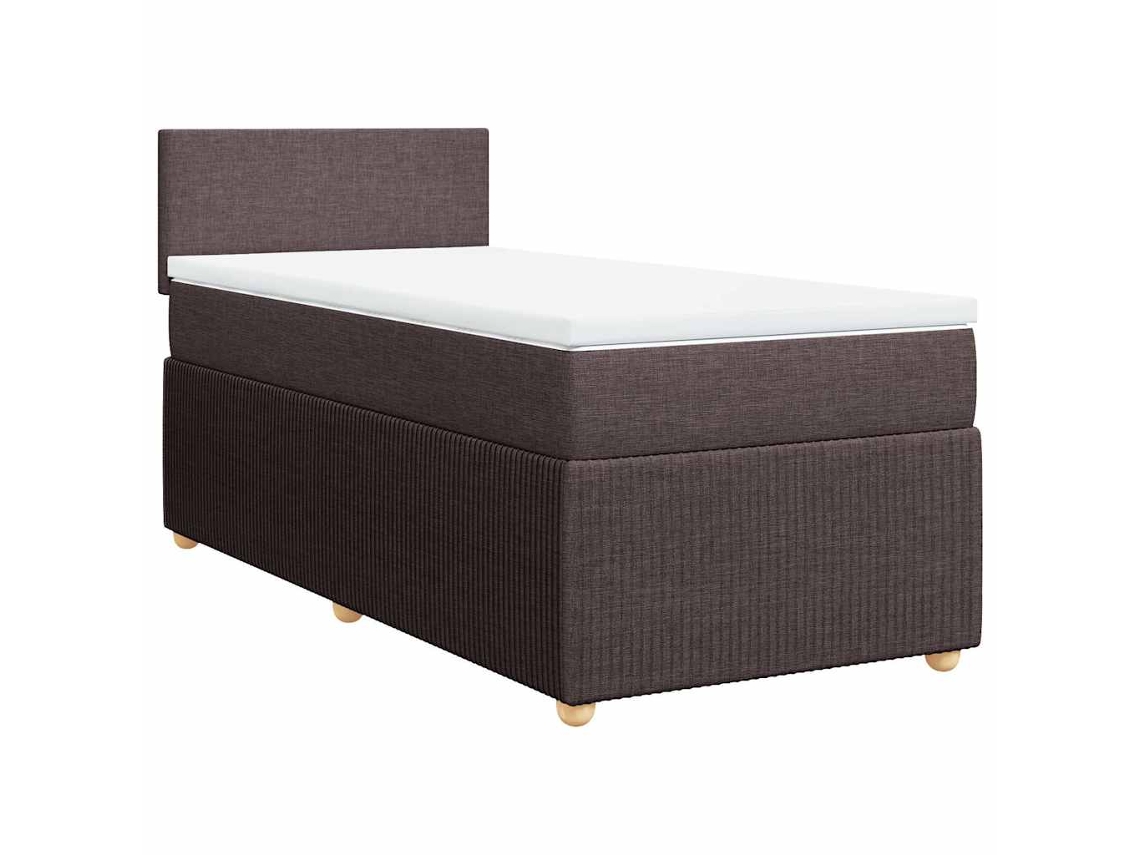Box Spring Bed, Box Spring Beds Vidaxl Marrom Tecido (90 X 200 Cm)