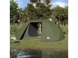 Vidaxl Tenda De Pesca Com Telhado Verde Oliva 514 X 465 X 187 Cm