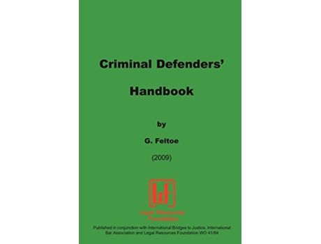 Livro Criminal Defenders Handbook de G Feltoe (Inglês)