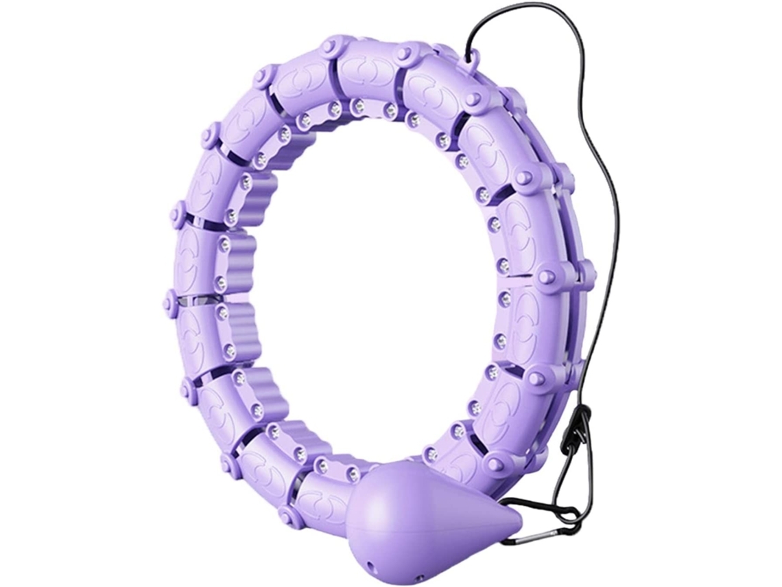 Cinturão Hula Roxo 2 em 1 Removível Circunferência da Cintura 127 Cm, Compacto, Recarregável, Uso Diário, Higiênico STELASPLEN