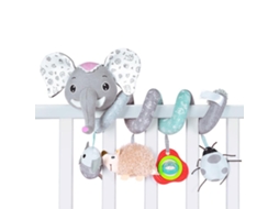 Primerox brinquedo Pendente Espiral de Pelúcia Elefante para Carrinho com Caixa de Música Suave