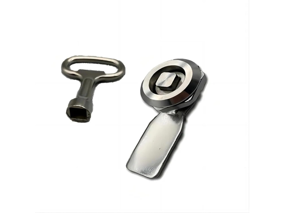 Fechadura Cilíndrica De Aço Inoxidável 304 Para Cozinha, Com Chave Angular, Lingueta, Tensor, Para Armários, Gavetas E