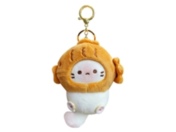 Bonito Peixe Peluche Cabeça Chaveiro Cacau Gato Japonês Mochila Pendrive Boneca Pendrive