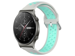 Pulseira De Silicone Esportiva Perfurada E Respirável De 22 Mm Para Huawei Gt2 Pro