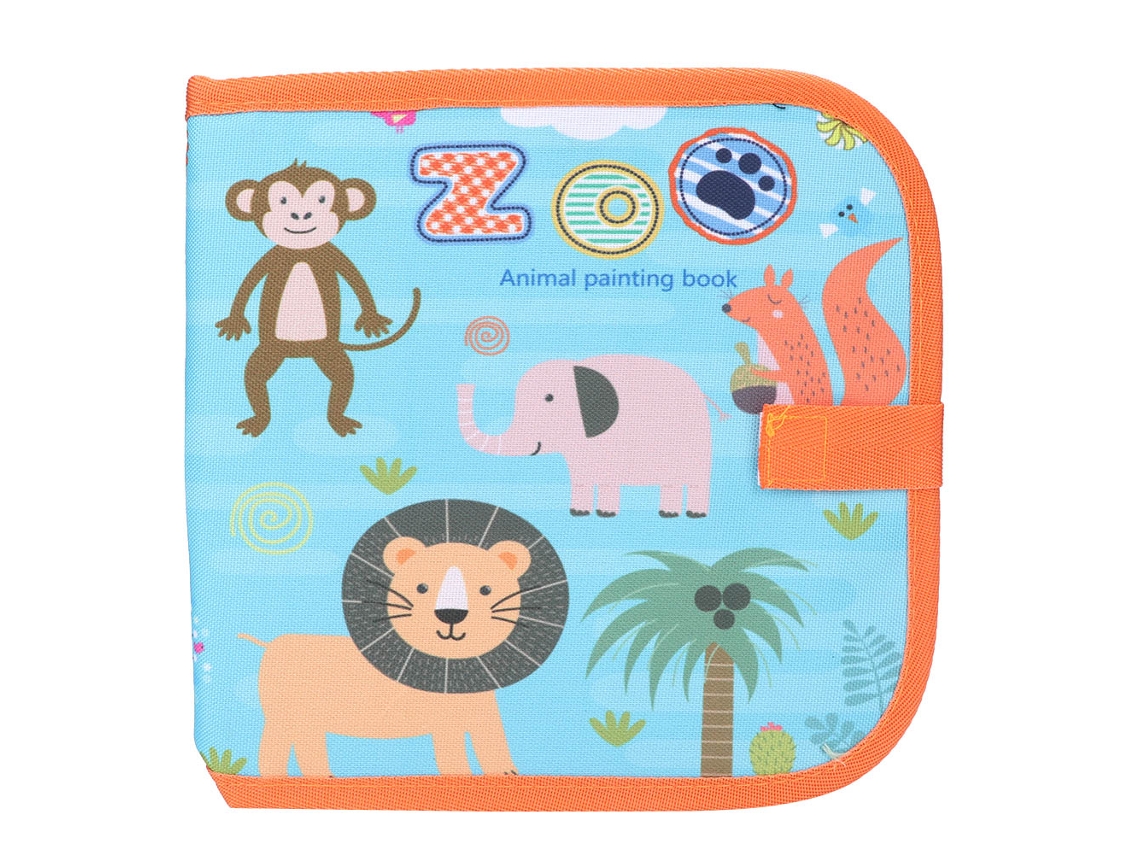 Mali tábua de Pintura para Bebê Livro de Desenho Infantil Reutilizável com 12 Canetas Coloridas