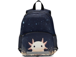 Mochila Mnsruu Axolotl Com Lantejoulas Para Meninos Meninas Infantil Bolsa Viagem Faixa Refletora