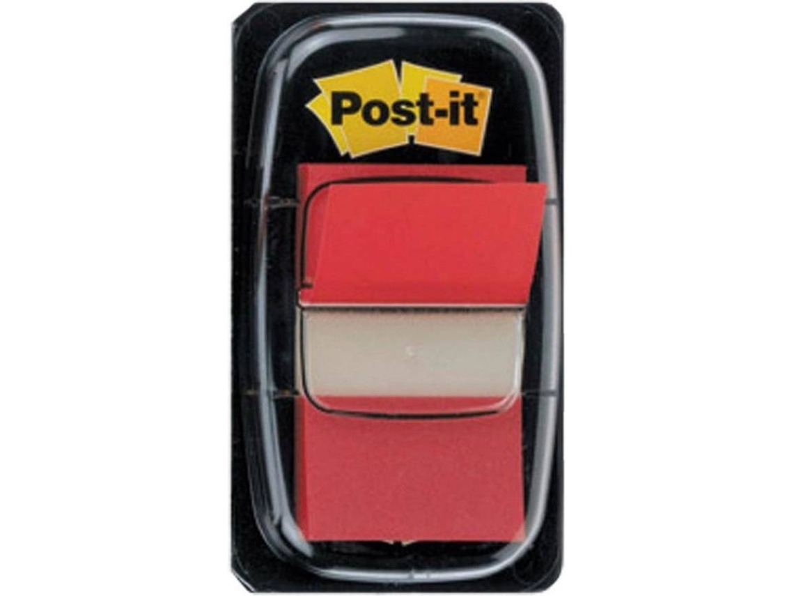 Bloco de Notas Aderentes POST-IT Scotch Index 680-1 Vermelho