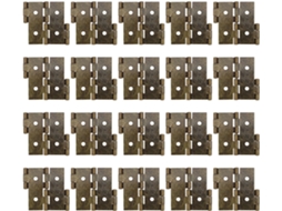 Conjunto De 20 Dobradiças Duplas Para Biombo, Em Aço Laminado A Frio Com Estrutura De Dobradiça Dupla, Estilo Retrô