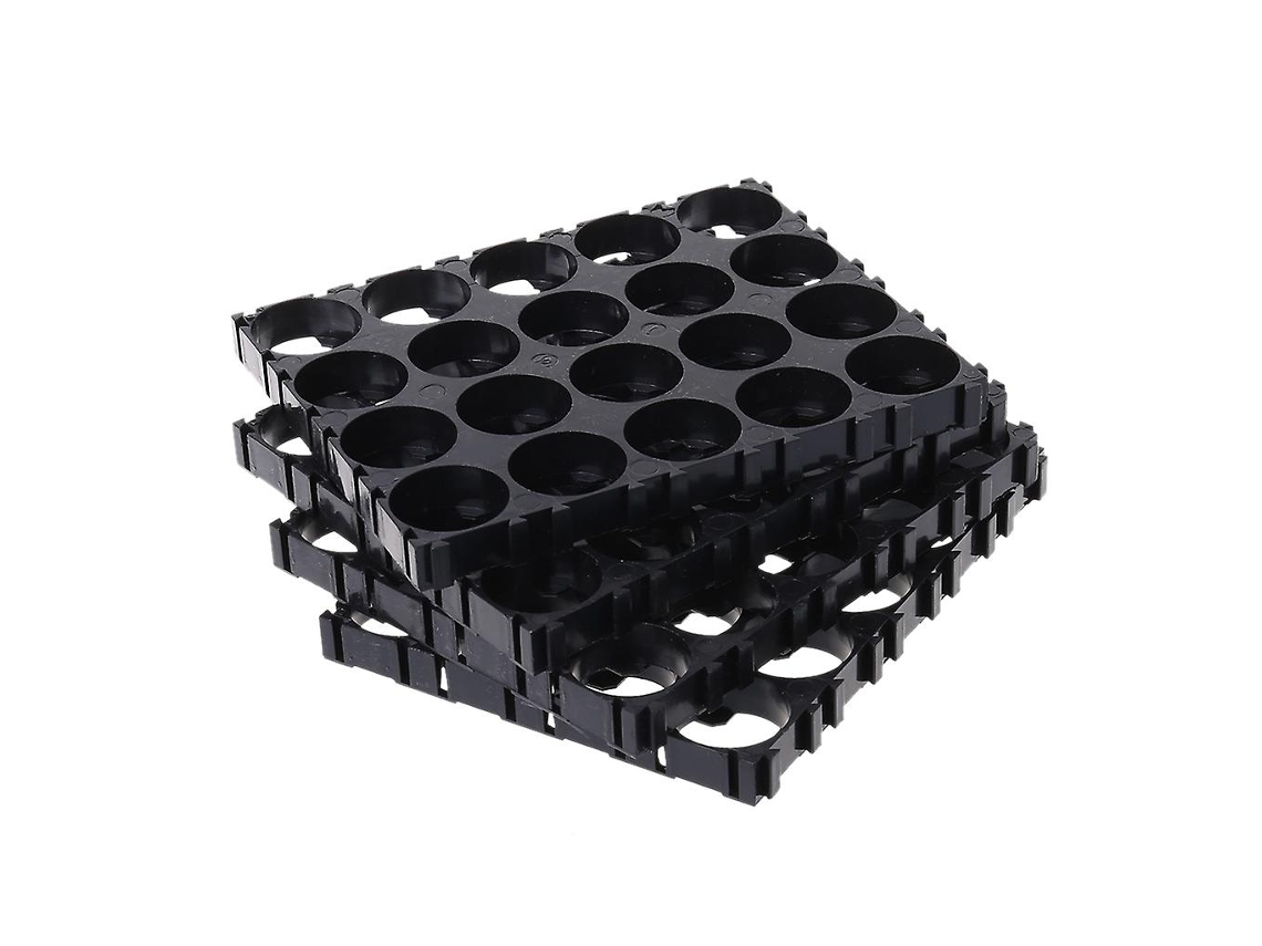 4Pack 4X5 18650 Bateria Suporte Celular Segurança Anti Vibração Plástico ALLINLESS