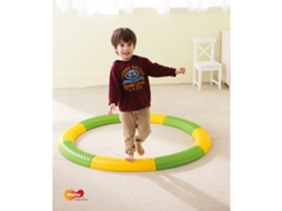 Brinquedo De Equilíbrio Eduplay, Caminho Tátil Em Curva, Papelão Multicolorido.