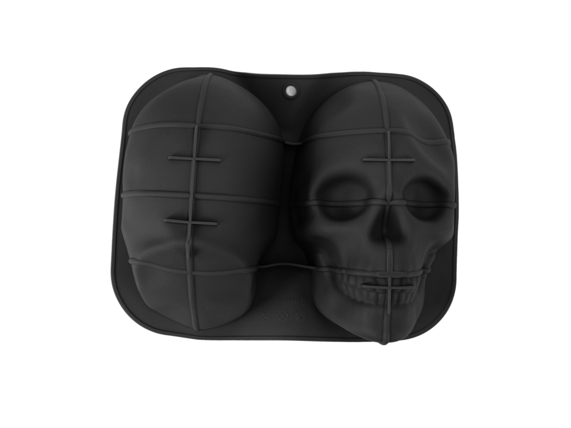 Molde De Silicone Para Assar Caveira De Halloween