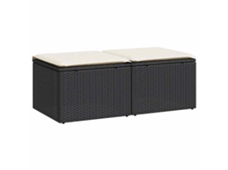 Garden Sofa Set, Garden Sofa Sets Vidaxl Preto Rattan / Vime (n/a)