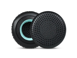 Par de almofadas de ouvido YURU para Sony MDR 100ABN, H900N, couro, preto