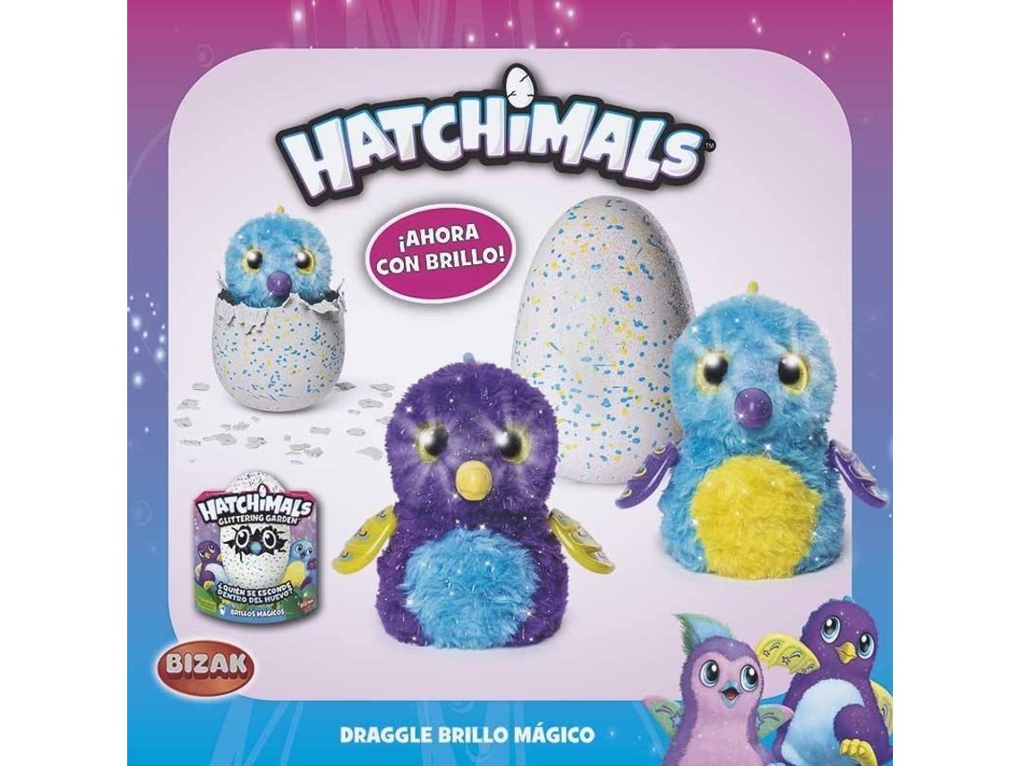 Hatchimals draggle outlet brillo mágico