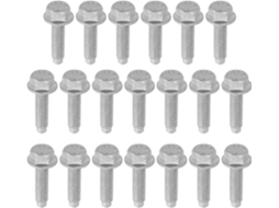 Conjunto De 20 Peças Parafusos E Porcas Metal Reforçados Para Flanges Escapamento Automóveis.
