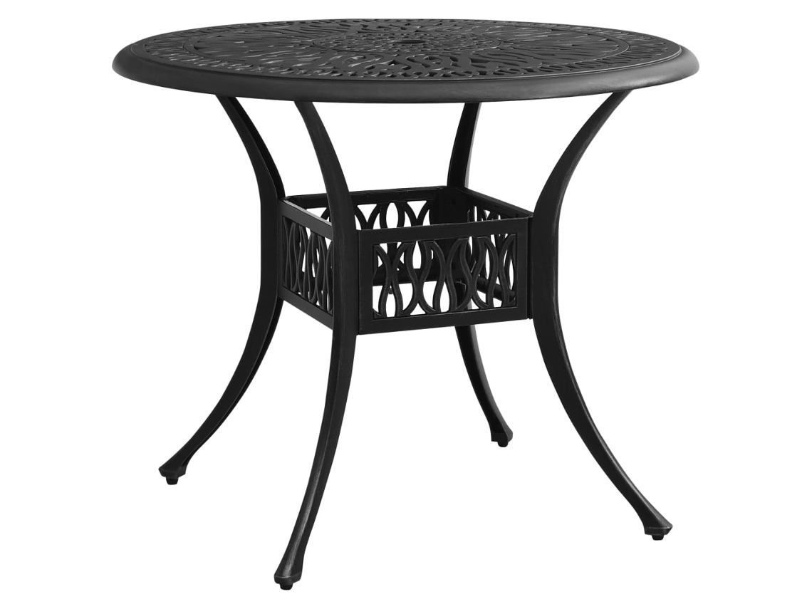 Garden Table, Garden Tables Vidaxl Preto Alumínio (90 X 90 X 74 Cm)