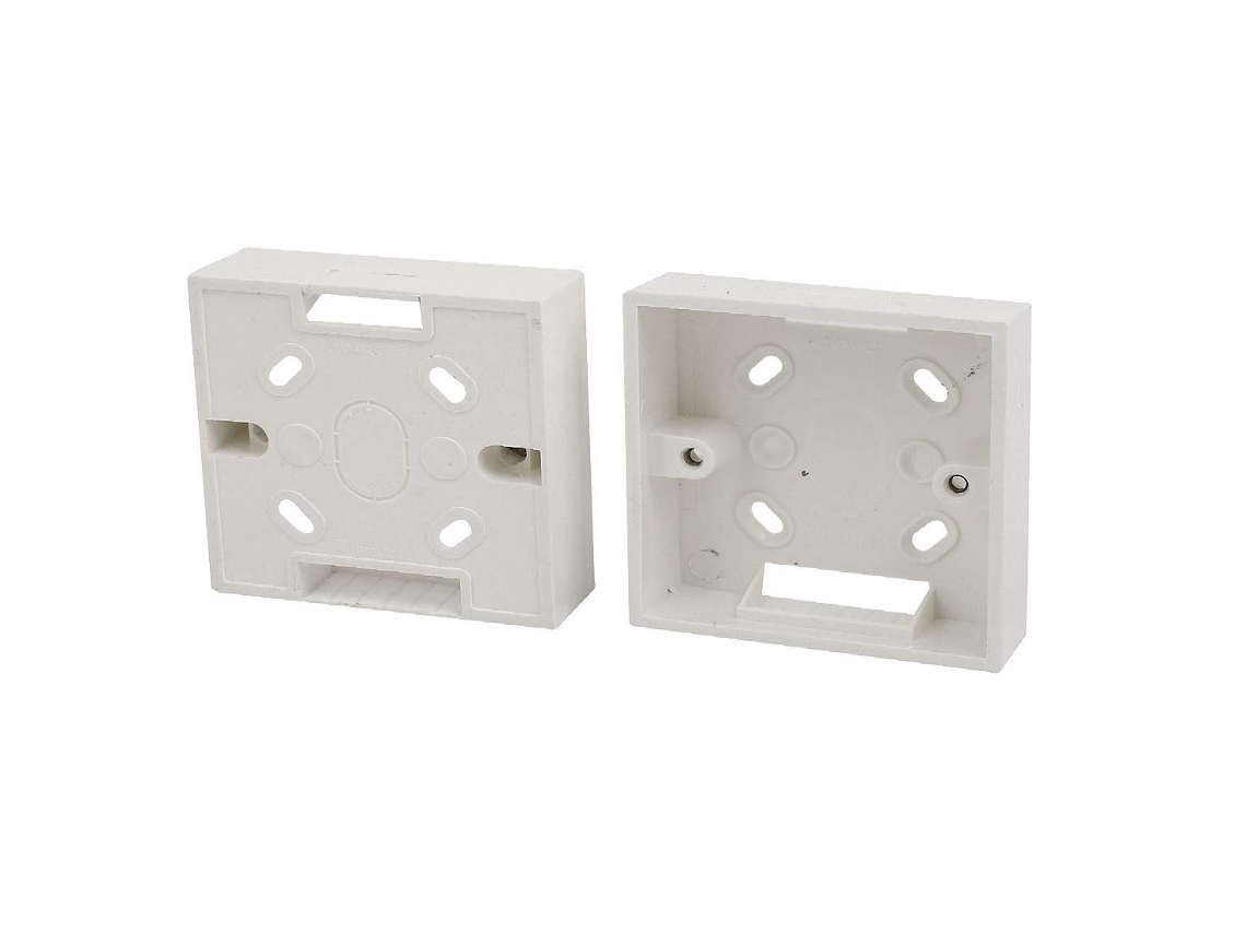 Novo Lon0167 86mmx86mmx32mm Formato Quadrado Em Destaque Montagem Na Parede Eficácia Confiável Placa Frontal Caixa