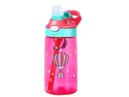 Garrafa De Água Infantil Com Válvula À Prova De Derramamento, Design À Prova De Vazamento, Ideal Para Crianças, Com Estampa De Animais Fofos, Sem Bpa,