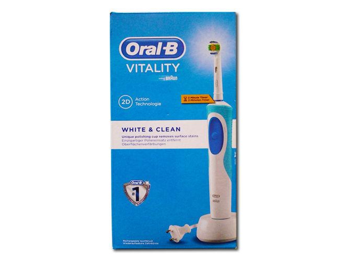 Escova Eléctrica Vitality White & Clean Oral-B'
