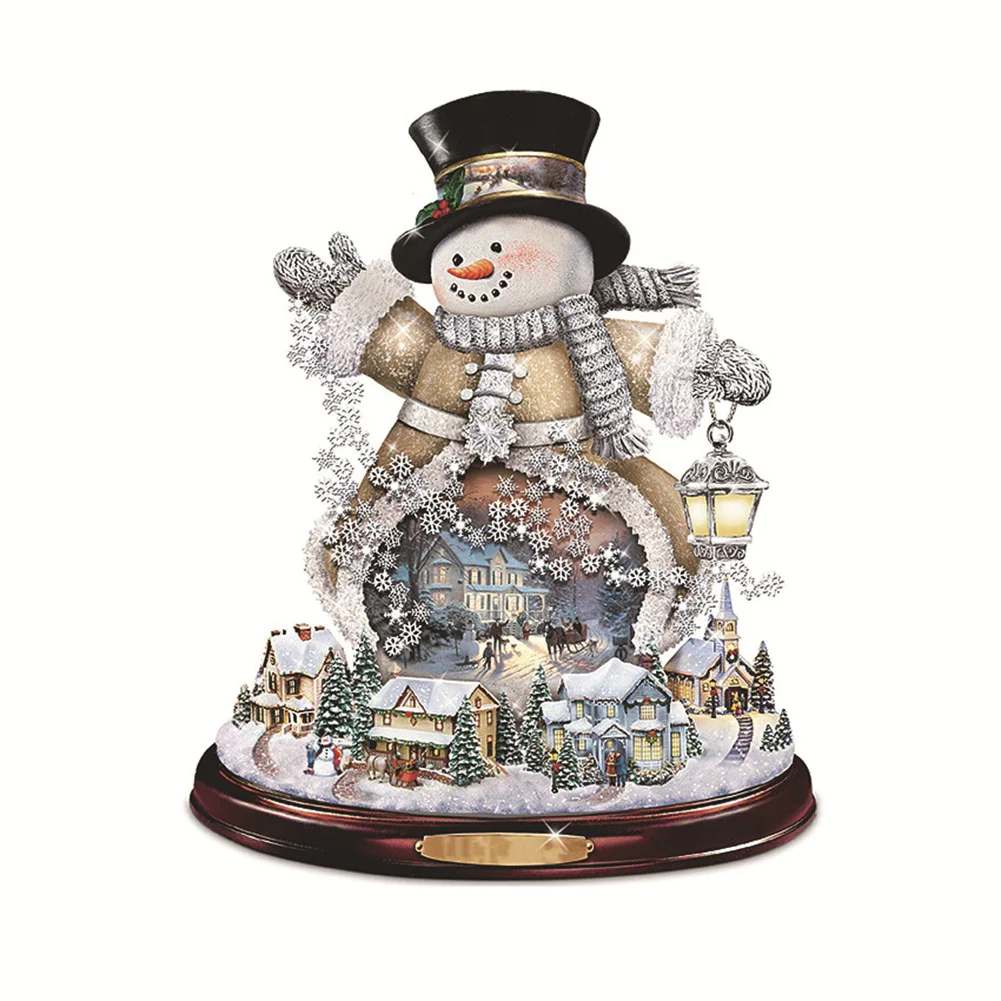 Árvore De Natal Escultura Giratória Trem Decorações Colar Janela Colar Adesivos Decorações De Natal Aquaforge