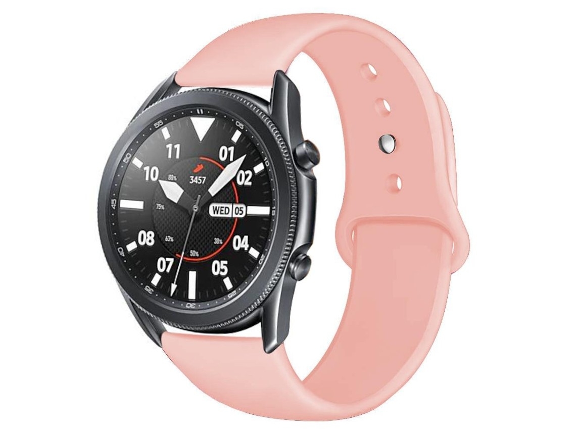 Pulseira De Silicone Líquido Rosa Para Amazfit Gts 4