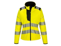 Pw3 Softshell De Alta Visibilidade Para Mulheres / Laranja Preto / M Portwest