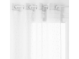 Atmosphera - Voilage Anissa - 140 X 240 Cm - Branco
