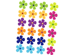 De 24 Ímãs De Flores Para Carro E Geladeira, Adesivos Florais Para Cozinha E Escritório. Ideal Para Superfícies Gokoco