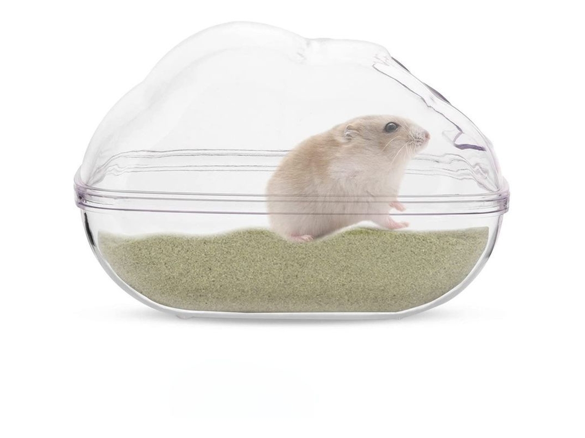 Baño De Arena Para Hamster Recipiente Con Pala Baño Sauna Baño Sanitario Caja Para Mascotas Pequeñas
