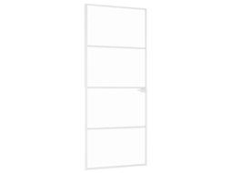 Conjunto 1 Porta De Interior Vidaxl Branco Vidro (83 X 201.5 Cm)