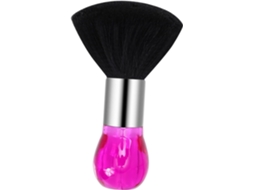 Escova De Limpeza Capilar Rosa Com Cerdas Macias Plástico, Remove Eficazmente Os Cabelos Quebrados, Ideal Para Salões De