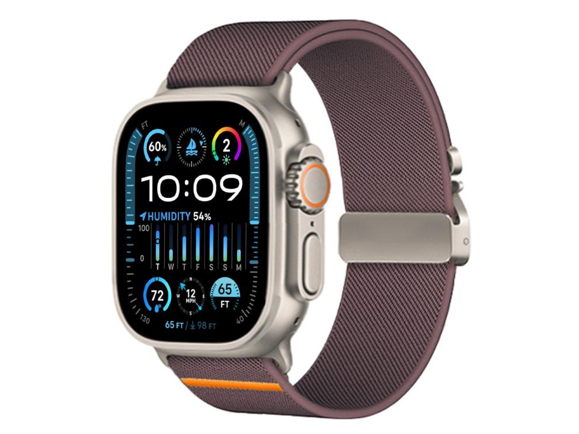 Bracelete Apple Watch Nylon Elástico com Fecho Paraquedas XIAOMOYU
