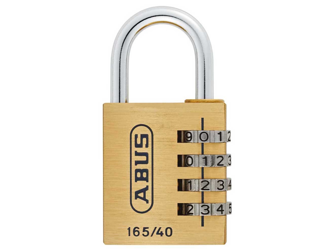 Cadeado ABUS Combinado 165/40 6 mm (Dourado - Tamanho Único)