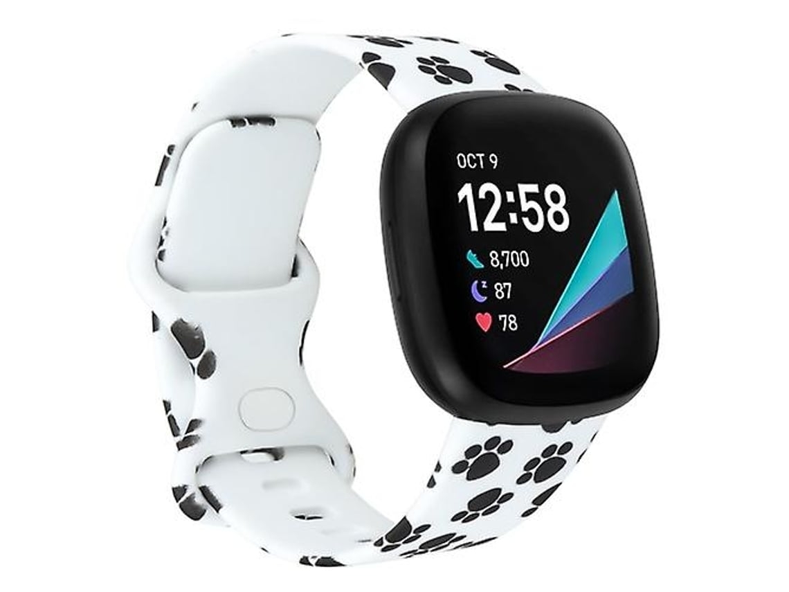 Lurelia Pulseira, Compatível Com Fitbit Versa 3 Estampa De B