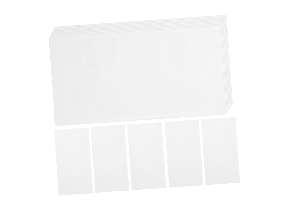 100 Unidades De Adesivos Dupla Face Transparentes
