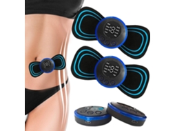 Mini Massageador Corporal Tens Butterfly Para Alívio Da Dor, Vibratório Sem Fio, 8 Modos, 2 Conjuntos.