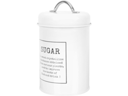 Conjunto De Latas Ferro Branco Para Açúcar E Chá, Design Simples E Tampa Hermética Para Armazenamento Na Cozinha
