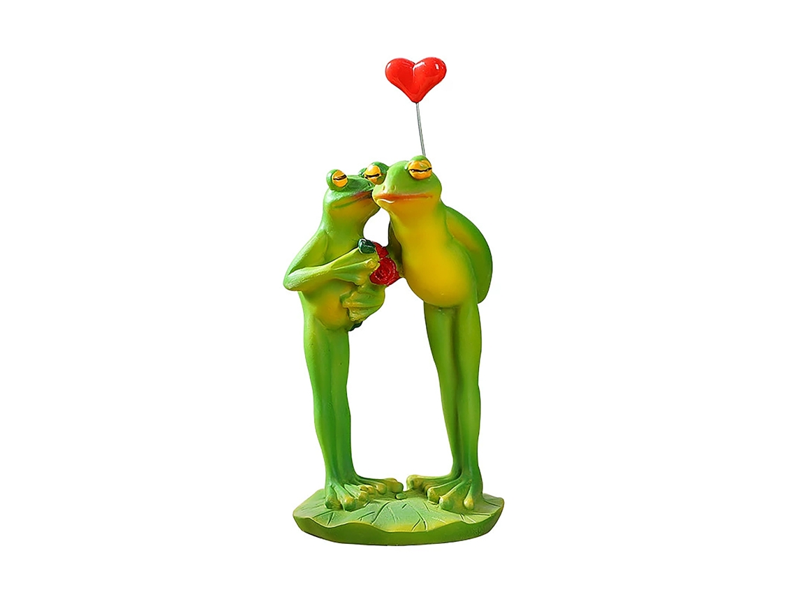 LAXISCREED, Escultura de Cosquinha de Rã Divertida para Decoração de Casal