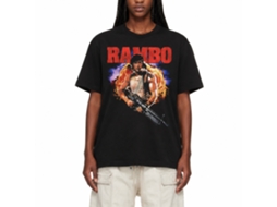 Rockinstone Rambo Movie Exploooooode Black Adult T-shirt Size:s