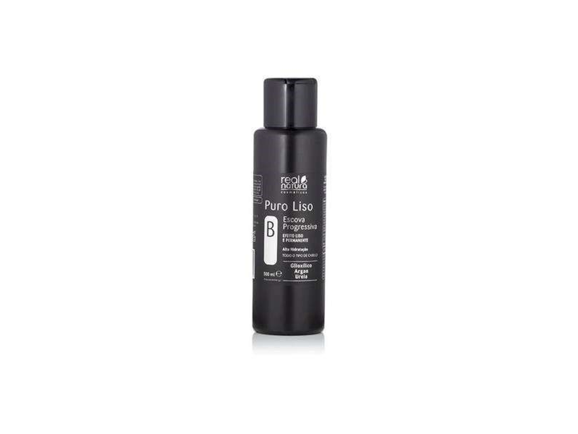 ESCOVA PURO LISO PASSO B ESCOVA PROGRESSIVA 500ML REAL NATURA