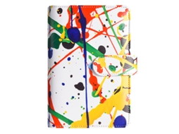 A6 Pu Leather Refillable Binder With Index Tabs Cash Savings Budget Planner, Single Cover Spray Finish 1