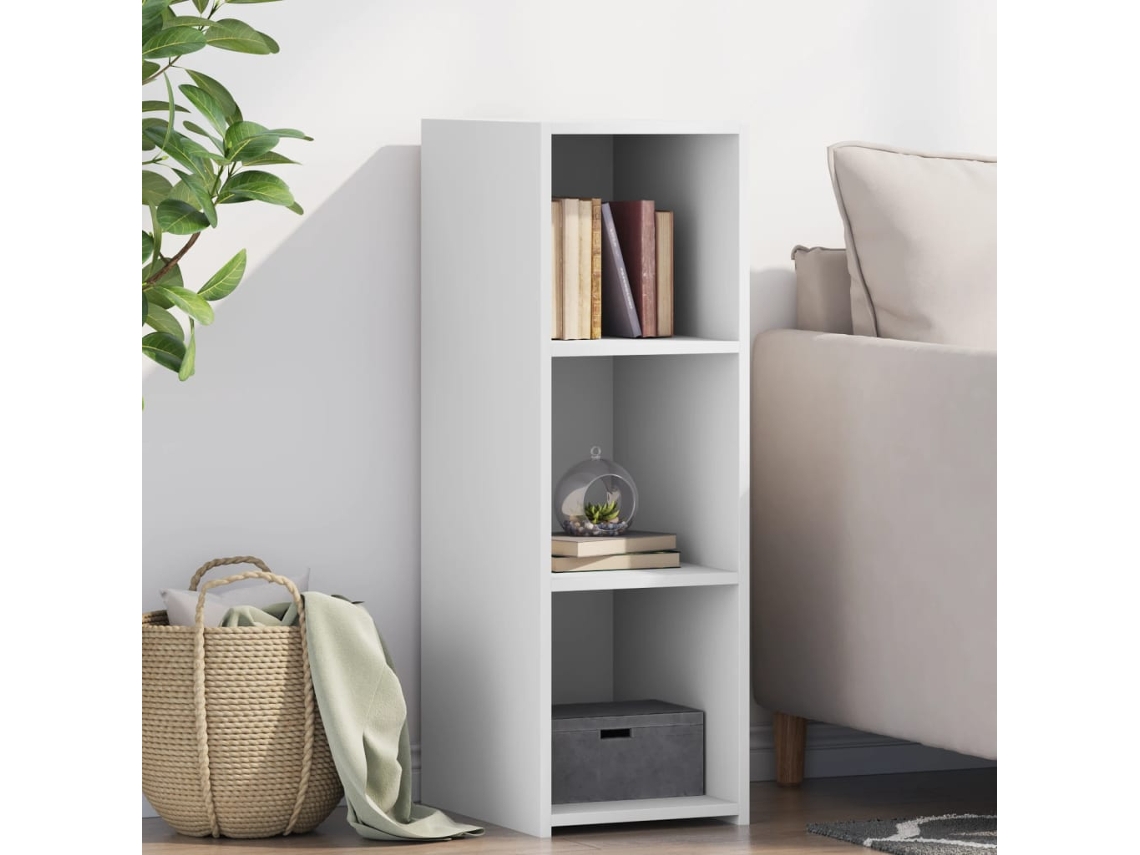 Vidaxl Aparador 30x41x93 Cm Derivados De Madeira Branco