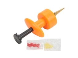 Red Worm Clamp Bait Applicator, Red Worm Earthworm Live Maggot Hook, Convenient Live Bait Clamp