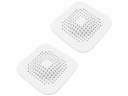 Conjunto De 2 Filtros De Cabelo De Silicone Para Banheira, Pia E Chuveiro