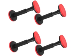 Tehaux Conjunto De 4-hastes Telescópicas Ajustáveis Em Altura, Em Nylon, Para Armários, Móveis, Escritórios E Cozinhas