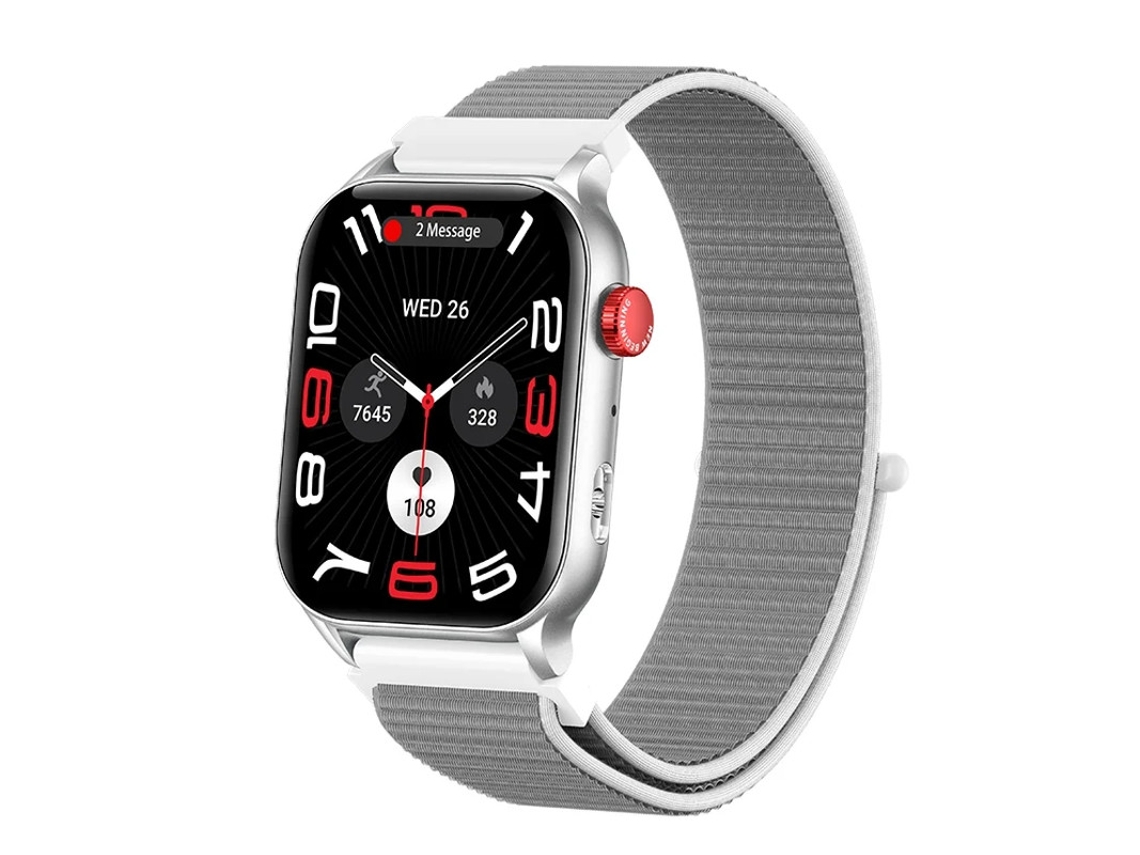 Relógio inteligente KR86 com chamadas Bluetooth, inteligência artificial, assistente de voz, descanso de meio dia, monitoramento do sono noturno, pulseira de tecido, Bestvite Pr
