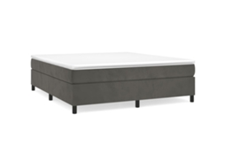Box Spring Bed Frame, Box Spring Bed Frames Vidaxl Cinzeto Veludo (160 X 200 Cm)