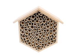 Casa de Abelhas de Madeira Hexagonal S/MARCA