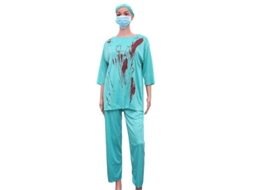 1Pcs Fantasia de Blood Docter para Decorações de Halloween ALLINLESS