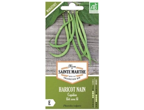 Sementes de Feijão Orgânico LA FERME DE SAINTE MARTHE Cupido Variedade